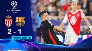 AS Monaco vs Barcelona 2-1 EXTENDED HIGHLIGHTS | UEFA Champions League 24/25