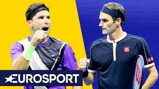 Roger Federer vs Grigor Dimitrov Highlights | US Open 2019 | Eurosport