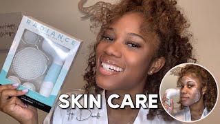 MY AFFORDABLE SKIN CARE ROUTINE! | FT. DUVOLLE RADIANCES SPIN BRUSH| CAMILLE DEADRA