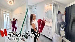 VLOG || WEEKEND IN MY LIFE || NEW HOME UPDATES || BATHROOM CHRISTMAS DECOR & MORE!