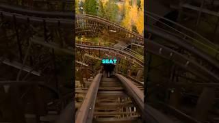 This is the BEST SEAT on a roller coaster!