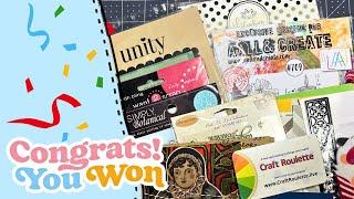 How I Won These Craft Goodies at Craft Roulette