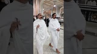 Ch Ilyas Gujjar Apny bhatijy Arshad k sath umrah ki adaigi k doran safa marwa karty huwy