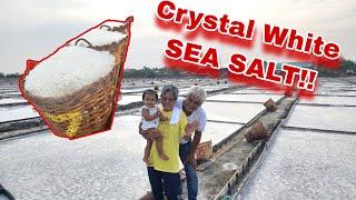 Pinakamaputing Asin sa Pangasinan! | Salt Making Using a Table | Roaming Rona #CrystalWhiteSalt