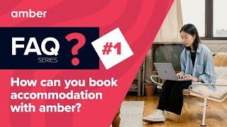 How can you book student accommodation with amber?