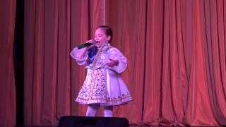 Алина Филиппова. Конкурс "Фейерверк талантов" 2015. "Родилась в России я"