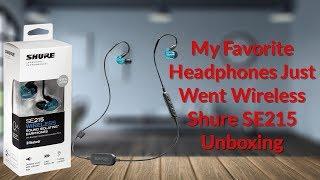 My Favorite Headphones Just Went Wireless Shure SE215 Unboxing - YouTube Tech Guy