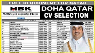 JOBS IN QATAR  HBK COMPANY 2024 ∆ FRESHERS CAN ALSO APPLY THIS JOBS ∆ QATAR JOBS