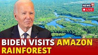 LIVE | Joe Biden News | Amid Rio Protest, Joe Biden All Set To Visit Amazon Rainforest | N18G