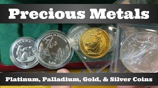 Precious Metals - Platinum, Palladium, Gold, & Silver Coins