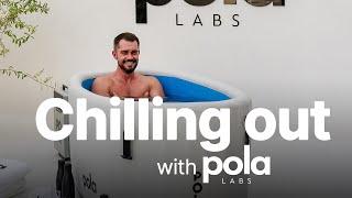 Daniel Leese braves 3 degree Ice Bath under pressure - Episode 01 Chilling Out With Pola Labs
