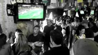 Celebration in NYC Bar of Landon Donovan Penalty Kick in 2010 World Cup vs. Ghana