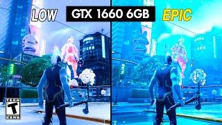 Fortnite GTX 1660 Super 6GB All Settings Chapter 4