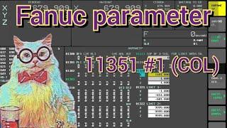 Названия программы в скобках. Fanuc parameter 11351 #1 (COL).