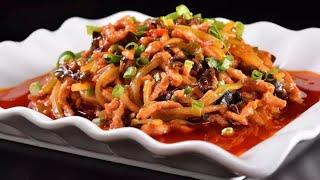 [4K] AUTHENTIC SZECHUAN STYLE SHREDDED PORK (Yu Xiang Rou Shi) 鱼香肉丝