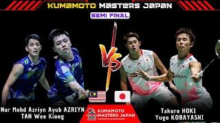 [MD SF] Azriyn/Tan vs Takuro Hoki/ Yugo Kobayashi | Kumamoto Masters Japan 2024 Badminton