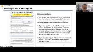 Medicare Parts A & B Enrollment - new CMS40B Part B Enrollment Form - April 2024