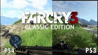 Far Cry 3 Classic Edition PS4 vs PS3 Comparsion Side by Side