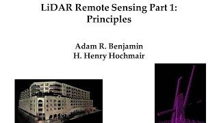 LiDAR Remote Sensing Part 1: Principles