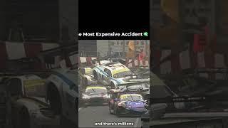 Most expensive crash in the history of motersports #motorsport #sportscar #automobile #f1