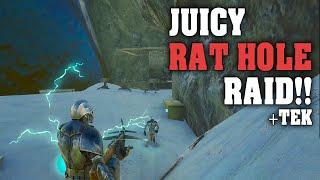 Raiding A Juicy Hidden Rathole On Crystal Isles | Ark PVP MTS Beginners E6