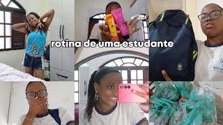 Rotina de uma estudante~arrume-se comigo,escola,semana de prova,comprinhas..