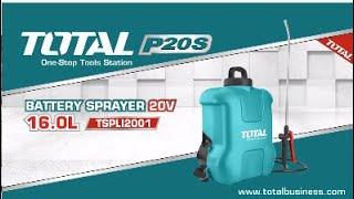 TOTAL 20V Cordless Battery sprayer 16 0L TSPLI2001