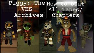 Piggy: The VHS Archives | How to Complete all Tapes / Chapters (RR,SE,SB,DF,SR)