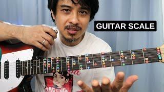 Major scales on guitar & its relation to minor scale - Comprehensive lessons guitar theory beginners