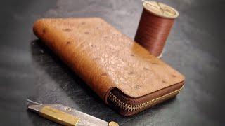 Leather Zipper Wallet  Pt 1- (Preview)- Online Fine Leathercraft Courses