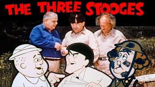 The Color THREE STOOGES with CARTOONS! Season 1, Ep 1 (Cartoons 1-5)