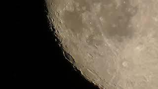 Mond Video - Nahaufnahme in 4k mit maximalem Zoom