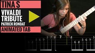 Tina S Vivaldi (Patrick Rondat) - Guitar Tutorial - Animated Tab - How to play