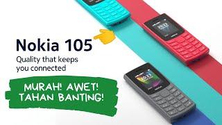 Harga Dan Spesifikasi Nokia 105 (2023) & Nokia 105 4G (2023), Ponsel Tanpa Kamera!