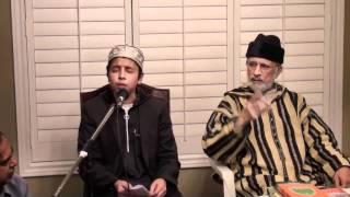 Shaykh Hammad Mustafa Qadri Grandson of Huzoor Shaykh ul Islam Reciting Qaseeda Burda in two styles