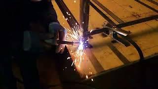 MIG/MAG MAGNUM weld in Slow motion #hardwork #master #slowmotion #weld