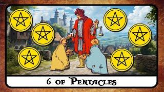 6 of Pentacles Tarot Card Meaning  Reversed, Secrets, History 