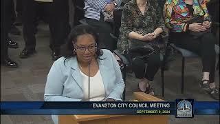 Evanston City Council Meeting 9-9-2024