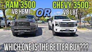 2024 Chevy Silverado 3500 L8T Gas V8 VS RAM 3500 HEMI V8: Has RAM HD's Fallen Completely Behind???