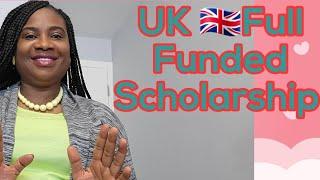 UK Full funded Scholarship