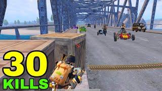 BEST BRIDGE CAMPING vs 6 CARS | PUBG MOBILE