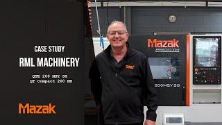 Case Study RML Machinery -  Mazak QTE 200 MSY SG - QT Compact 200 MS