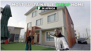 This House was Built in 3 days and it's Sustainable and cheap in Lagos