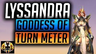 RAID: Shadow Legends | Lyssandra Champion Guide | Best Turn Meter control in the game!