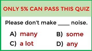 Mixed Grammar Quiz: If you score over 95% on this quiz, your English is Great!