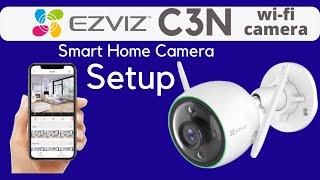 Ezviz C3N 4MP Smart Home Outdoor Camera / How To Setup Ezviz C3N WiFi Camera #ezviz #ezvizcamera
