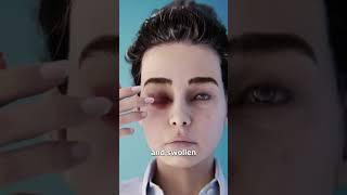 Bees In A Woman’s Eye 
