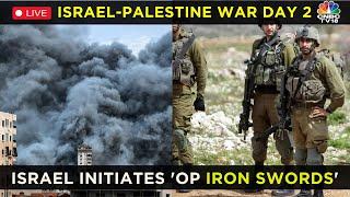 Israel Vs Palestine War Day 2 Live | Israeli Army Strikes High-Rises | Israel Vs Hamas | Gaza |IN18L