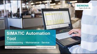 SIMATIC Automation Tool: the commissioning and service operation tool