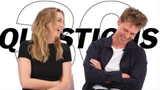 Austin Butler And Jodie Comer Discuss Their Love Languages, “The Bikeriders” | 30 Questions